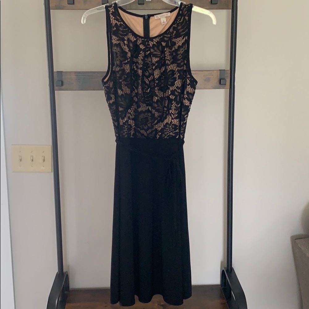 Black Dress with Lace - Picture 3 of 7